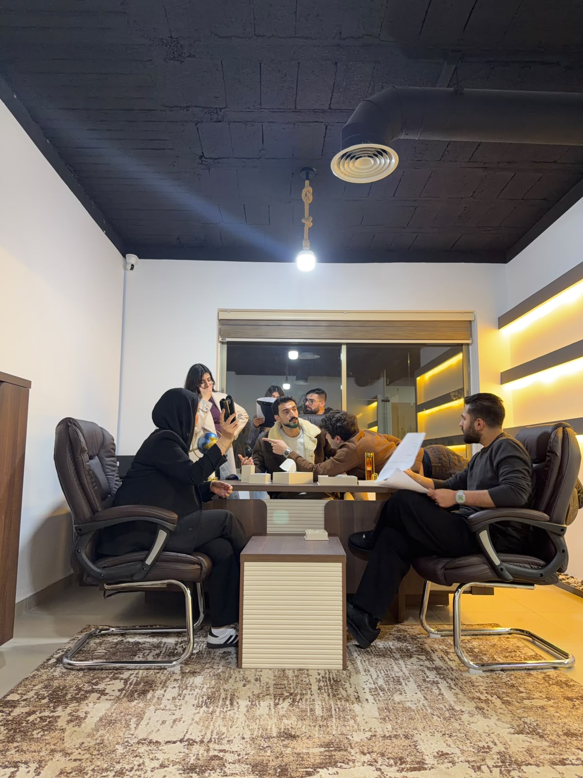 Team working together